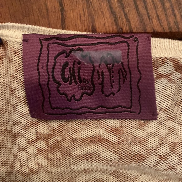 Bronze and Cream Oversized Sweater-40 - Picture 5 of 5